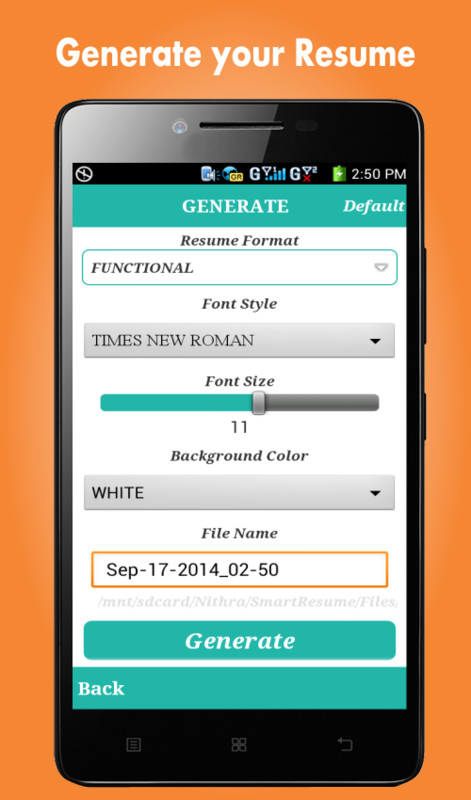 Smart Resume Builder / CV Free APK Free Android App ...