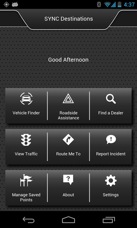 Ford sync 2 app downloads