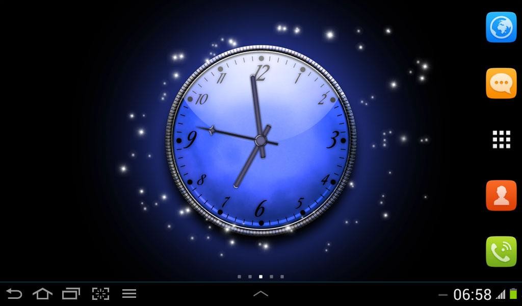 Clock with Seconds Free Android Live Wallpaper download - Appraw