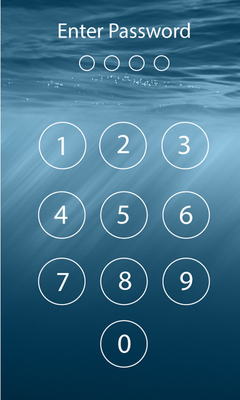 iphone password lock screen
