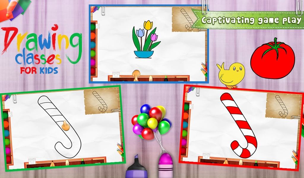 Drawing Classes For Kids APK Free Educational Android Game