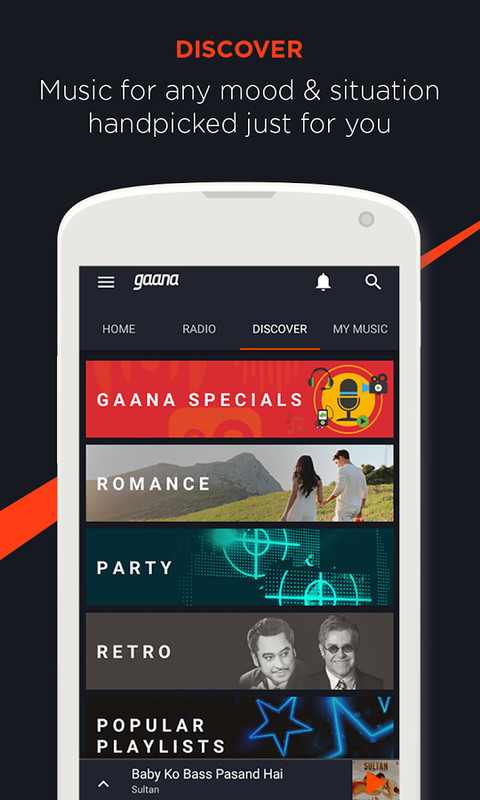 Gaana: Bollywood Music & Radio APK Free Android App 