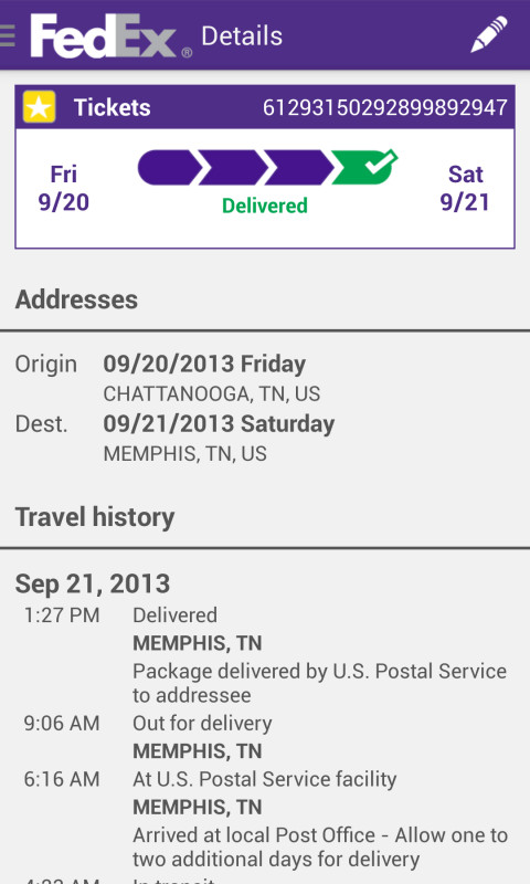 fedex tracking number starts with