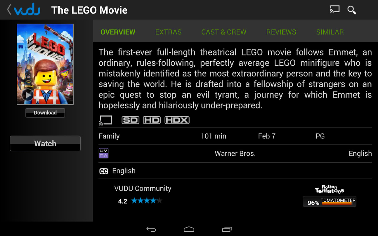 VUDU Movies and TV APK Free Android App download - Appraw