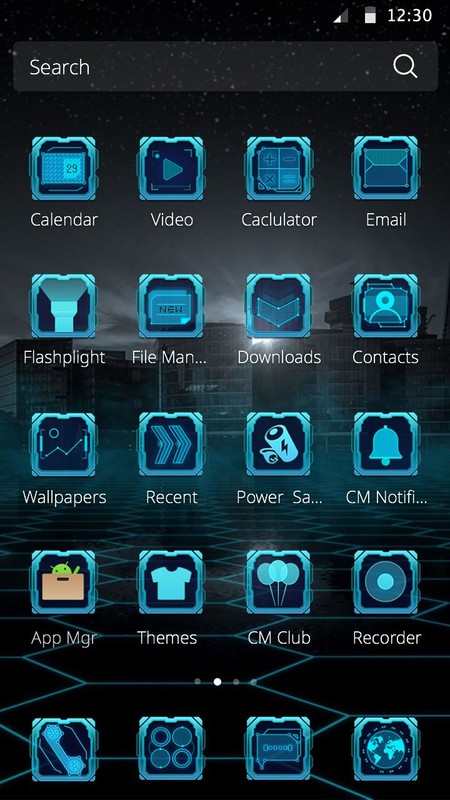 futuristic themes for android