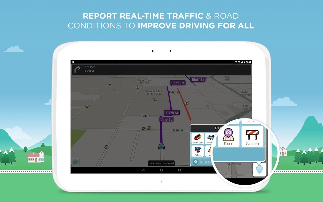 Waze Social GPS Maps &amp; Traffic APK Free Android App ...