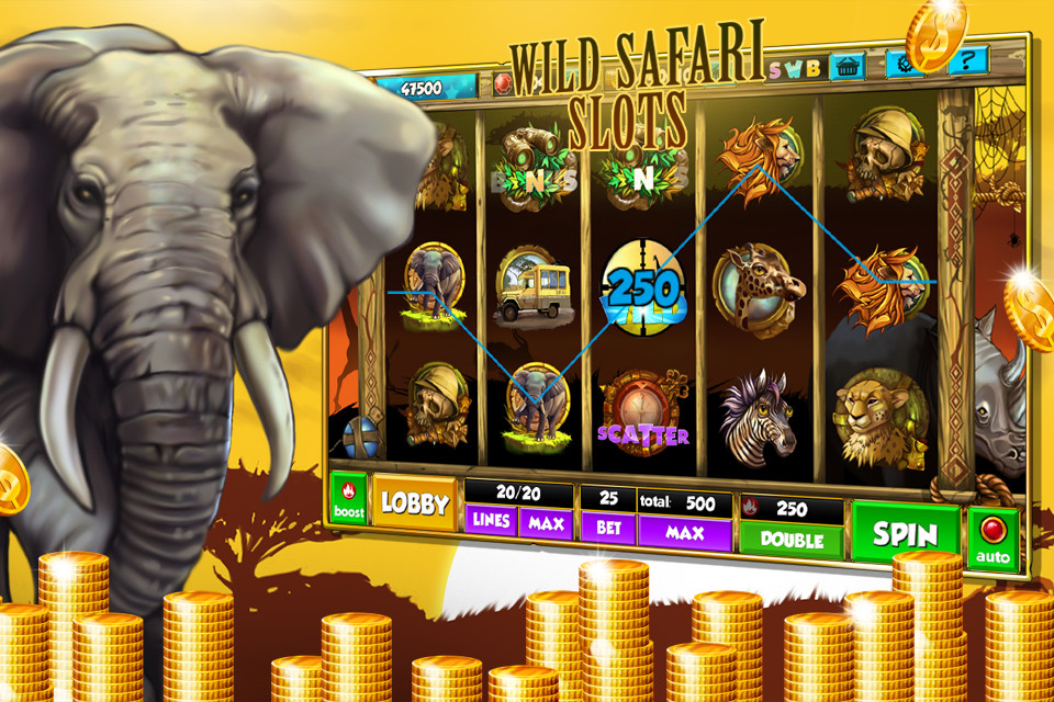 Wild safari slot 2 re triggers big win!!