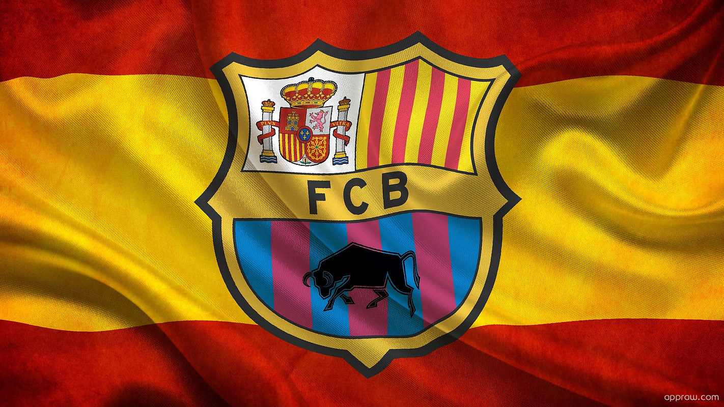 FC Barcelona Badge Wallpaper download - FC Barcelona HD Wallpaper - Appraw
