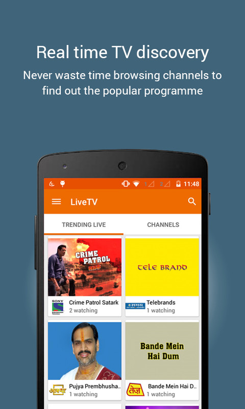 YuppTV - LiveTV Movies Cricket APK Free Android App ...