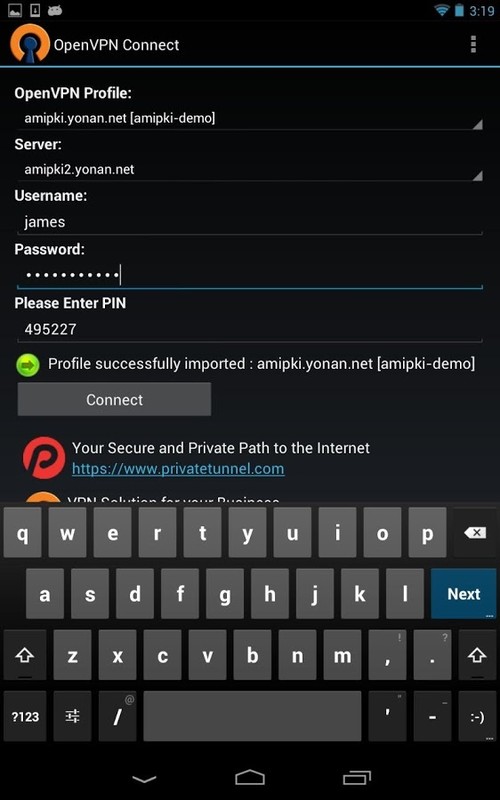 OpenVPN Connect APK Free Android App download - Appraw