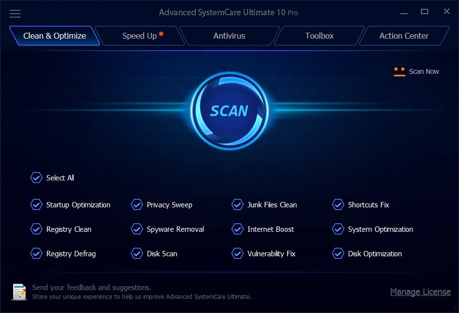 advanced systemcare ultimate 14 free download full version