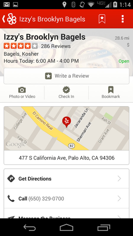 yelp app