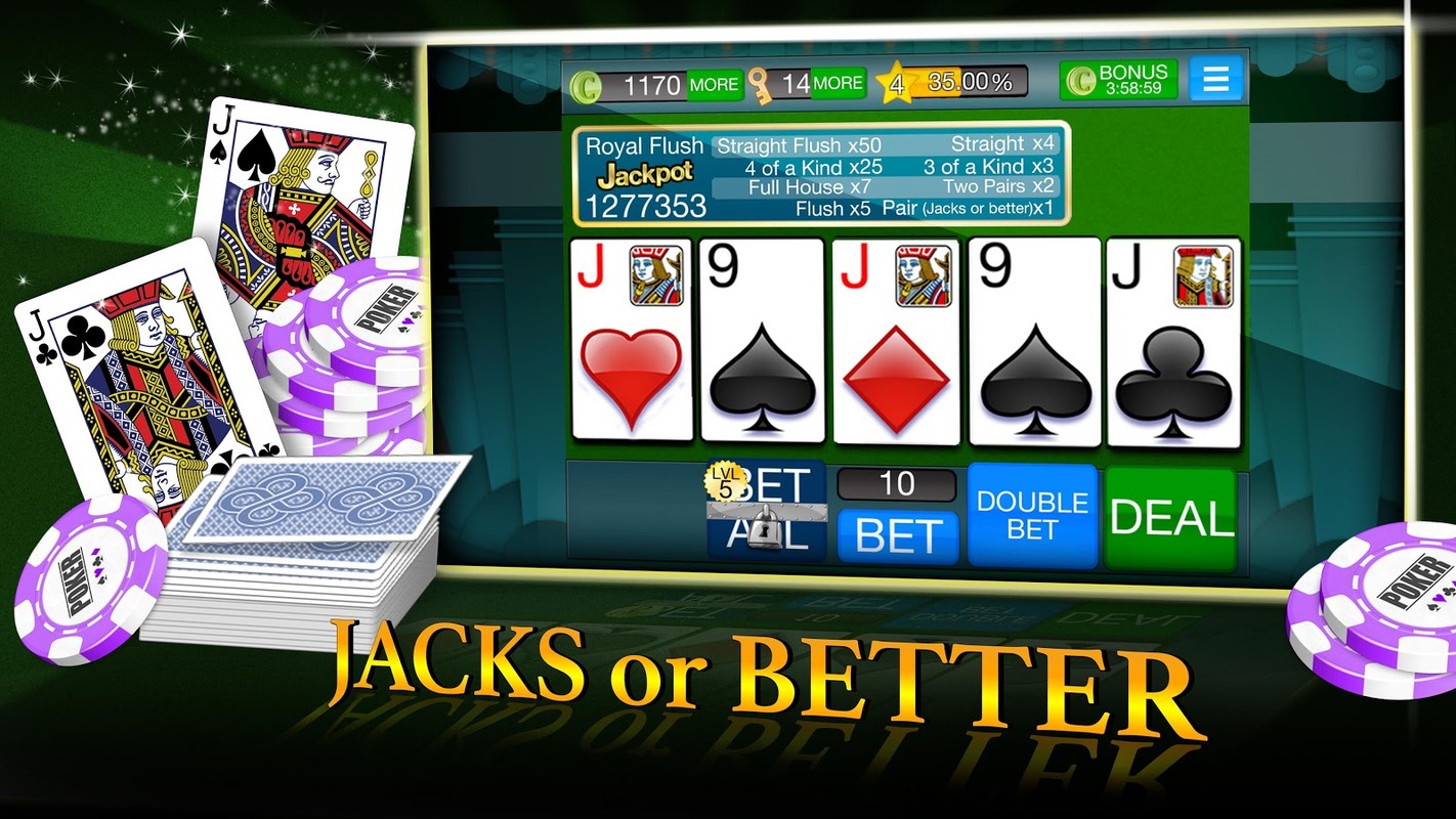 video poker free slots