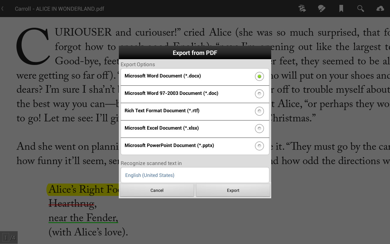 adobe pdf android how to save comments