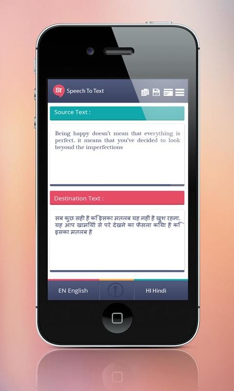 speech to text app android