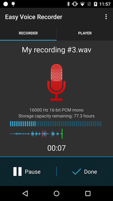 voice recorder android