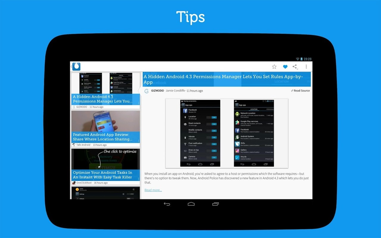 p drippler android tips apps OiPrNMKand 1