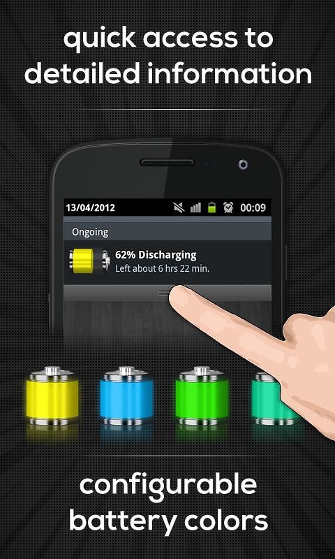 battery indicator for android