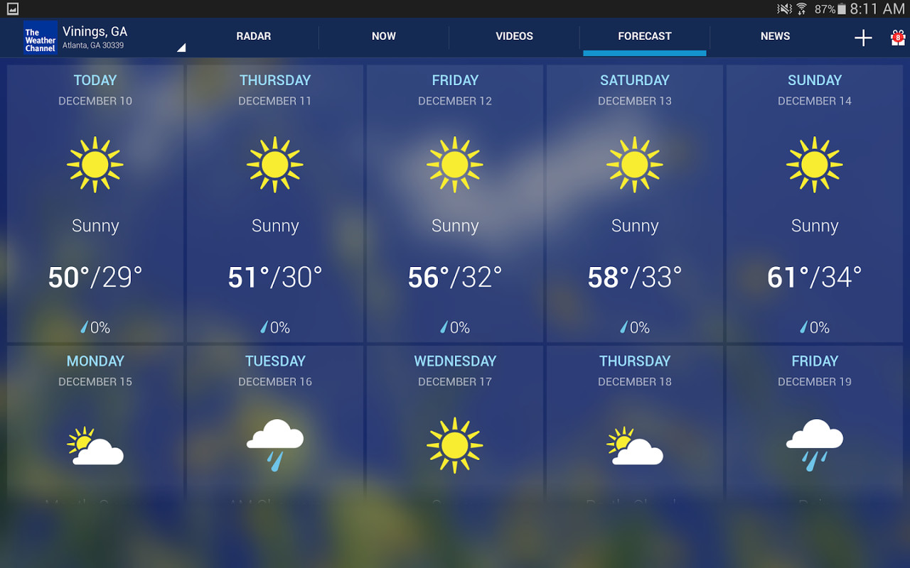 The Weather Channel APK Free Weather Android App Download Appraw