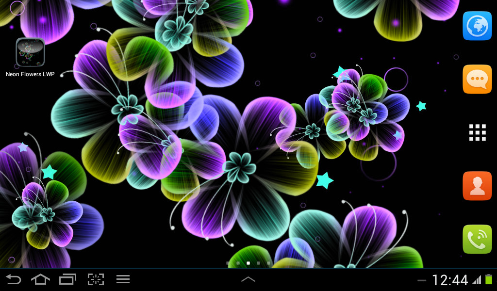  Neon  Flowers Live  Wallpaper  Free  Android Live  Wallpaper  