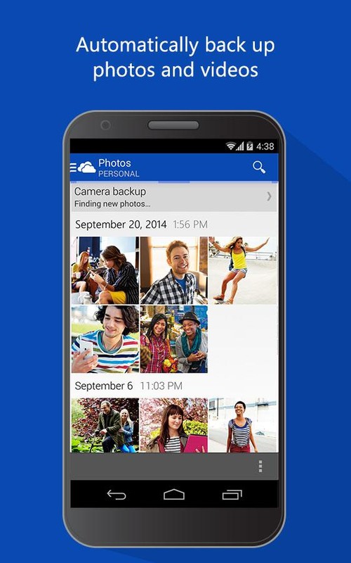 download onedrive content to android