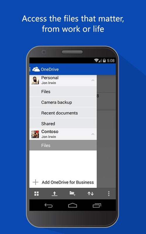 onedrive on iphone