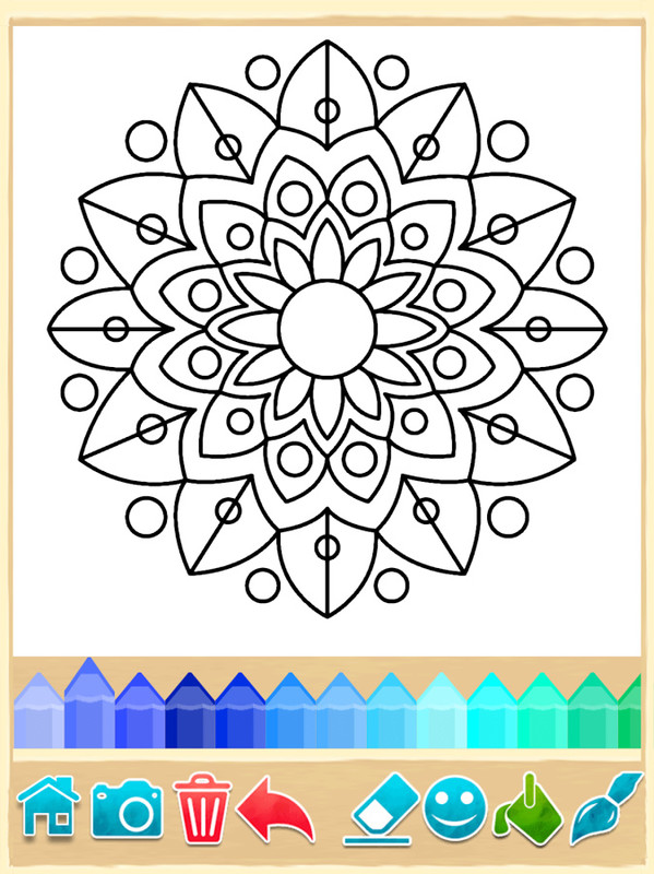 Mandala Coloring Pages APK Free Casual Android Game