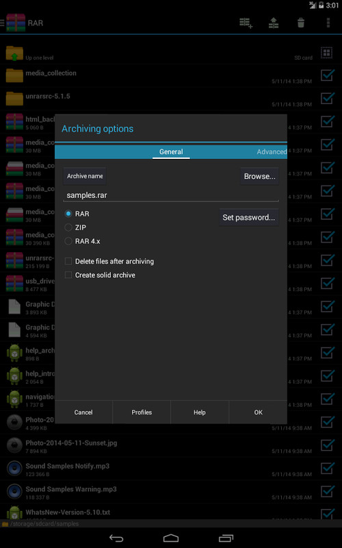 free winrar download for android