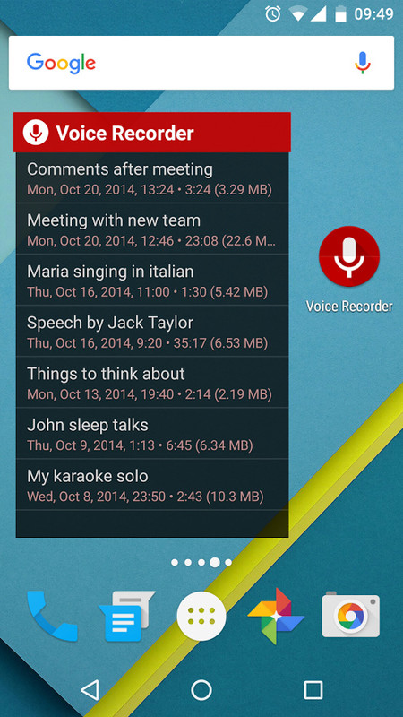 voice recorder app download