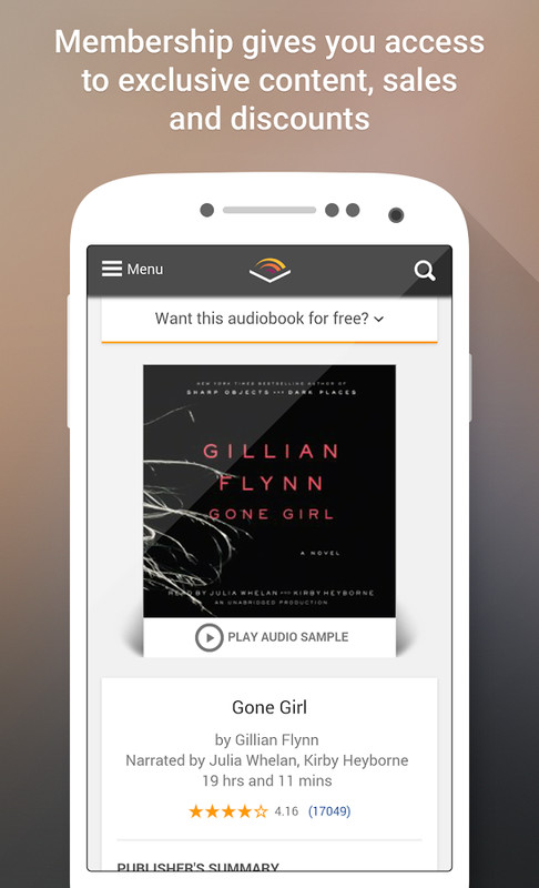 Audible for Android APK Free Android App download - Appraw