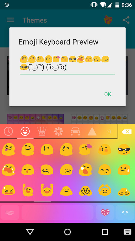 Emoji Keyboard -Cute Emoticons Free Android Keyboard 