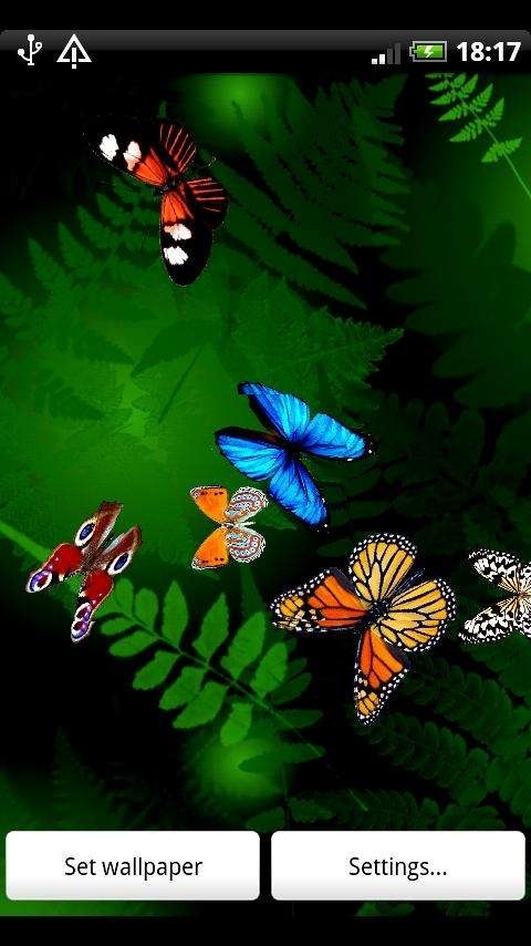 Butterfly Live Wallpaper Free Android Live Wallpaper download - Appraw