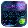 Neon Star Emoji Keyboard Theme Icon