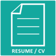 Smart Resume Builder / CV Free Icon