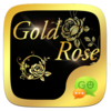 (FREE) GO SMS GOLD ROSE THEME Icon