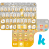 Golden Bow Kika Keyboard Theme Icon
