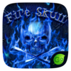 Fire Skull GO Keyboard Theme Icon