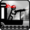 Stickman Train Shooting Icon