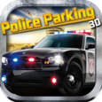 3D Police Car Parking Icon