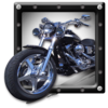 Highway Motor sport Rider 3D Icon