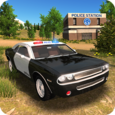 Police Car Driving Offroad Icon