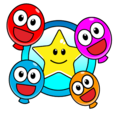 Pop Smiley Balloons Icon