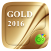 Gold 2016 GO Keyboard Theme Icon