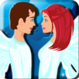 Funny Angel Kiss Icon