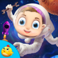 Kids Learning Planets Icon
