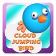 Cloud Jumping Bird Icon