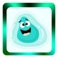 Amoeba Flop Hopping Blob Icon
