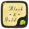 (FREE) GO SMS GOLD&BLACK THEME Icon