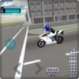 Fast Motorcycle Driver 3D Icon