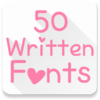 Fonts for FlipFont 50 Written Icon